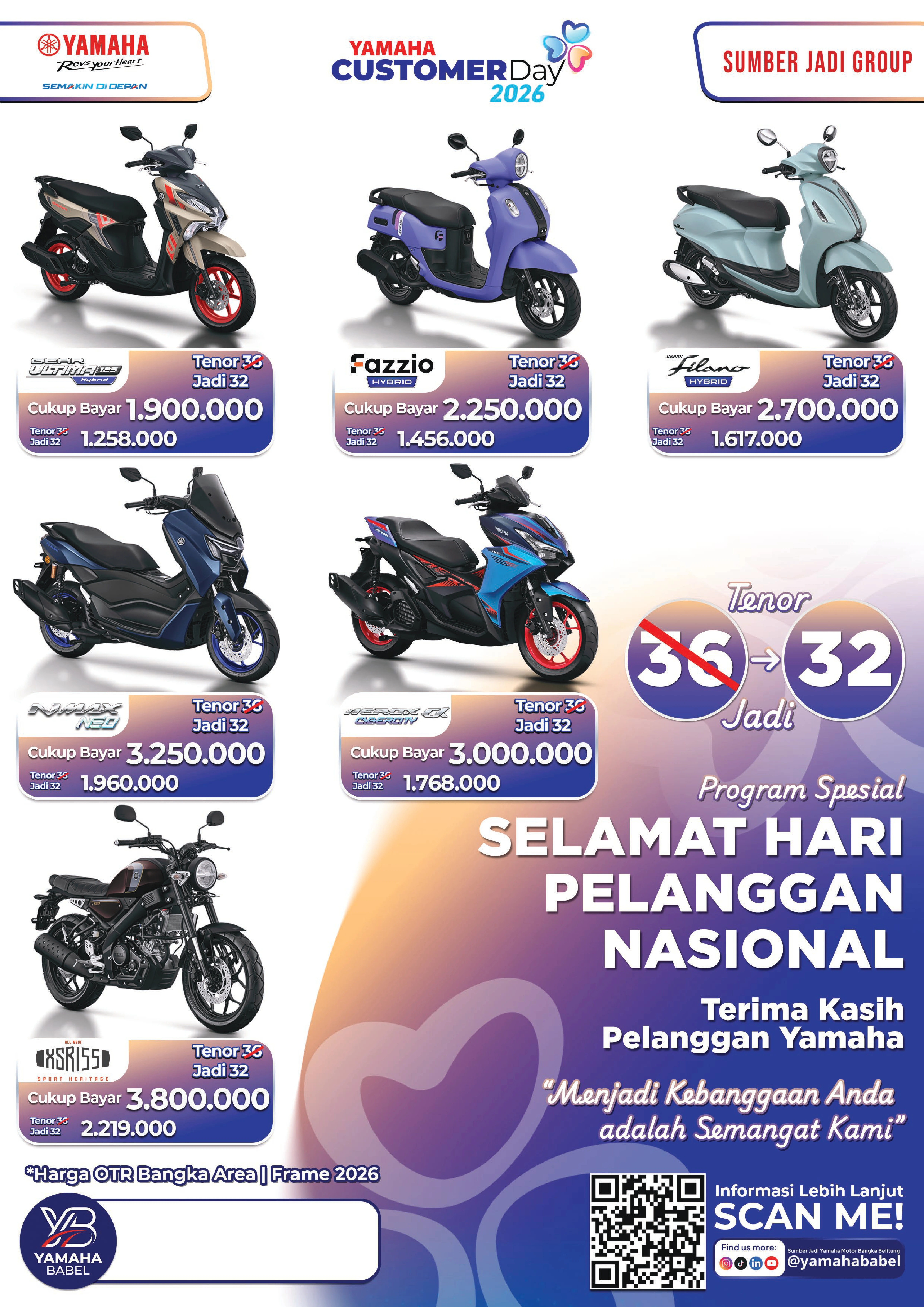 Promo Pricelist Bulan September Hari Pelanggan Nasional